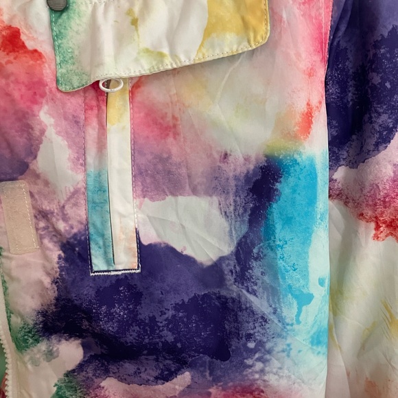 Empyre Snowboard and Ski Jacket in Colorful Watercolor - Picture 7 of 11